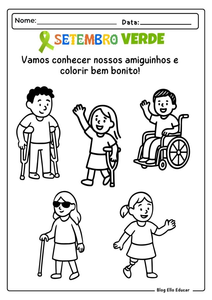 Atividades Setembro Verde - Educação Infantil 