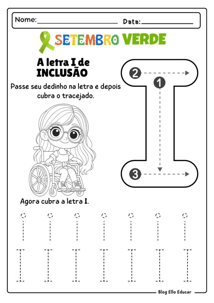 Atividades Setembro Verde - Educação Infantil 