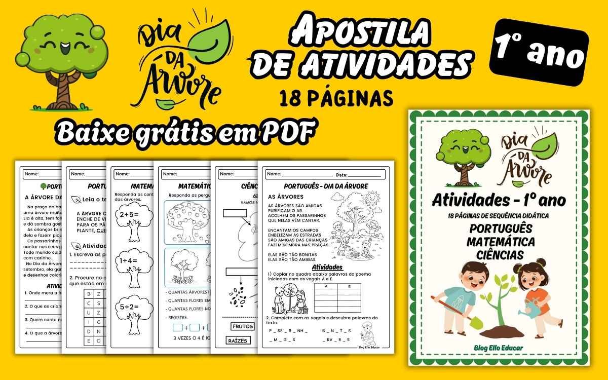 Atividades dia da Árvore 1 ano