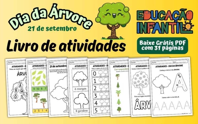 Atividades dia da Árvore para Educação Infantil