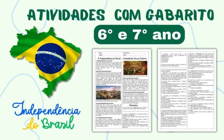 Atividades do 7 de setembro 6° e 7° ano