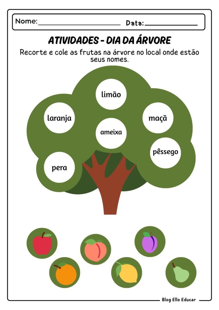Dia da Árvore para Educação Infantil