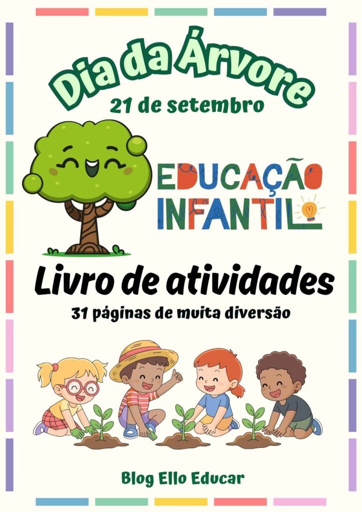 Atididades do dia da árvore para educação infantil