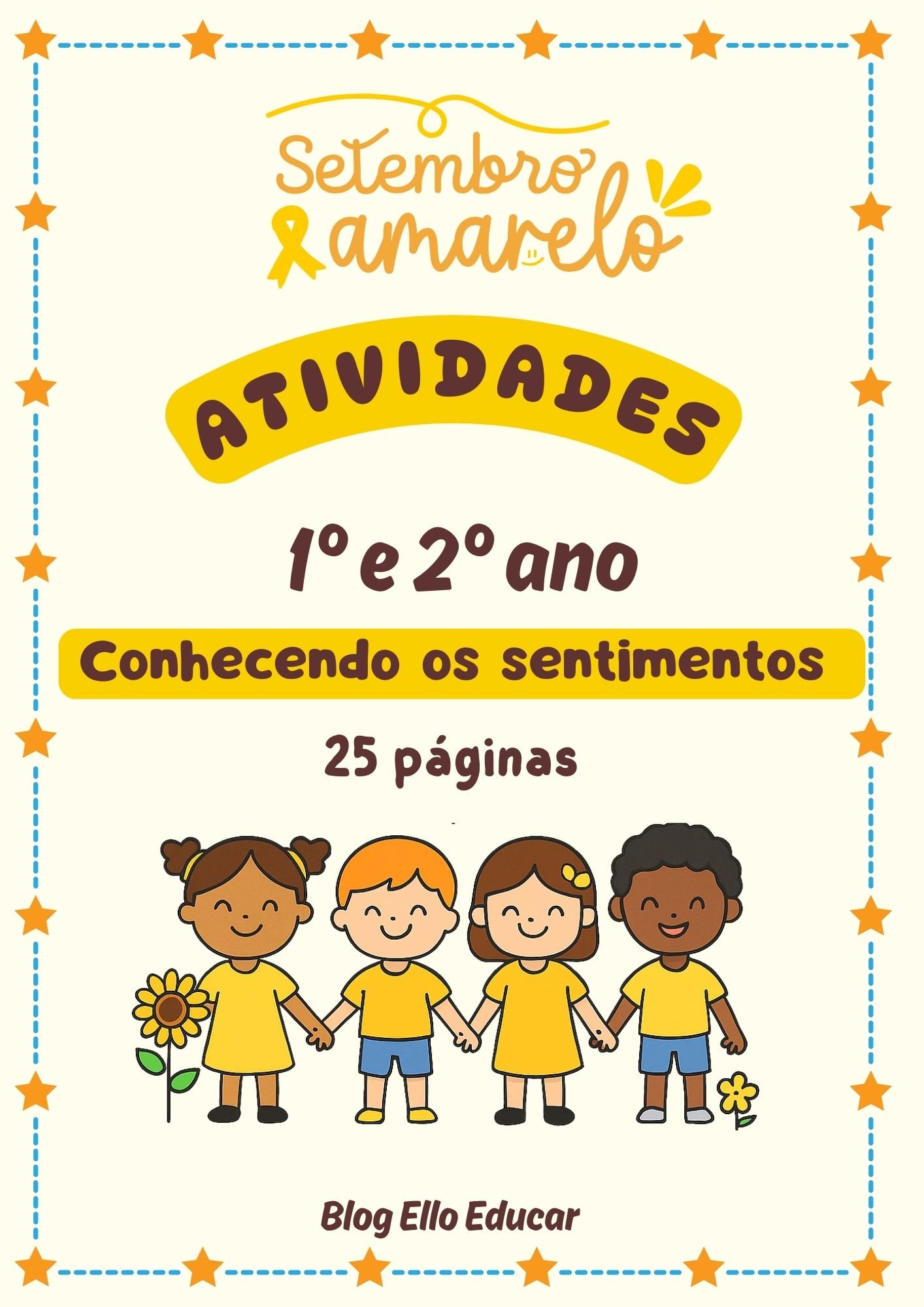 Atividades do Setembro Amarelo - 1° e 2° ano