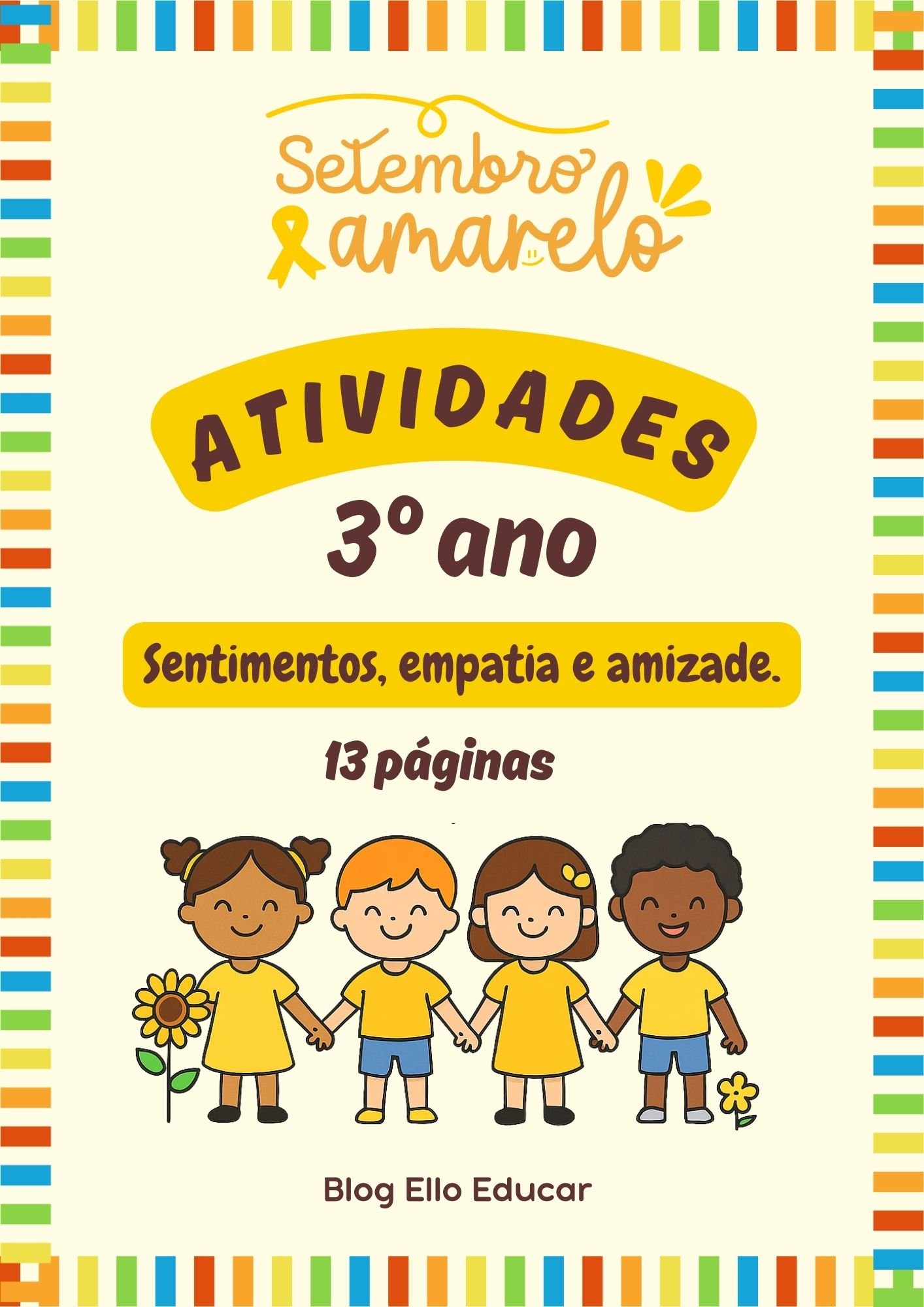 Atividades do Setembro Amarelo 3 ano