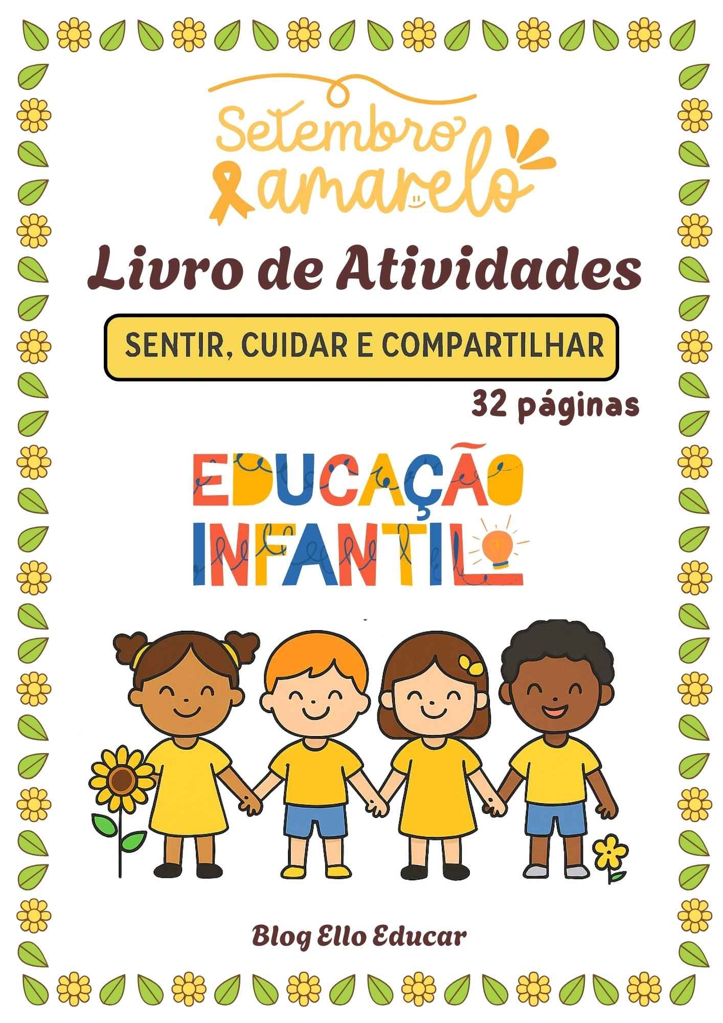 Atividades sobre setembro amarelo para Educação Infantil