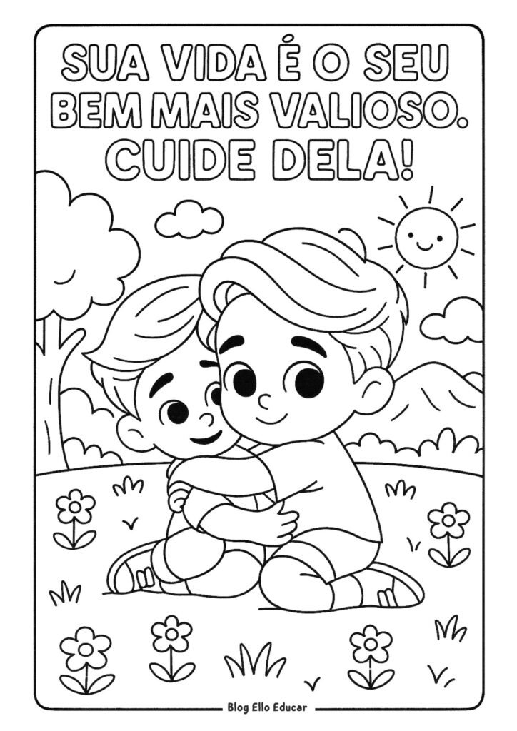 Desenho Setembro Amarelo 