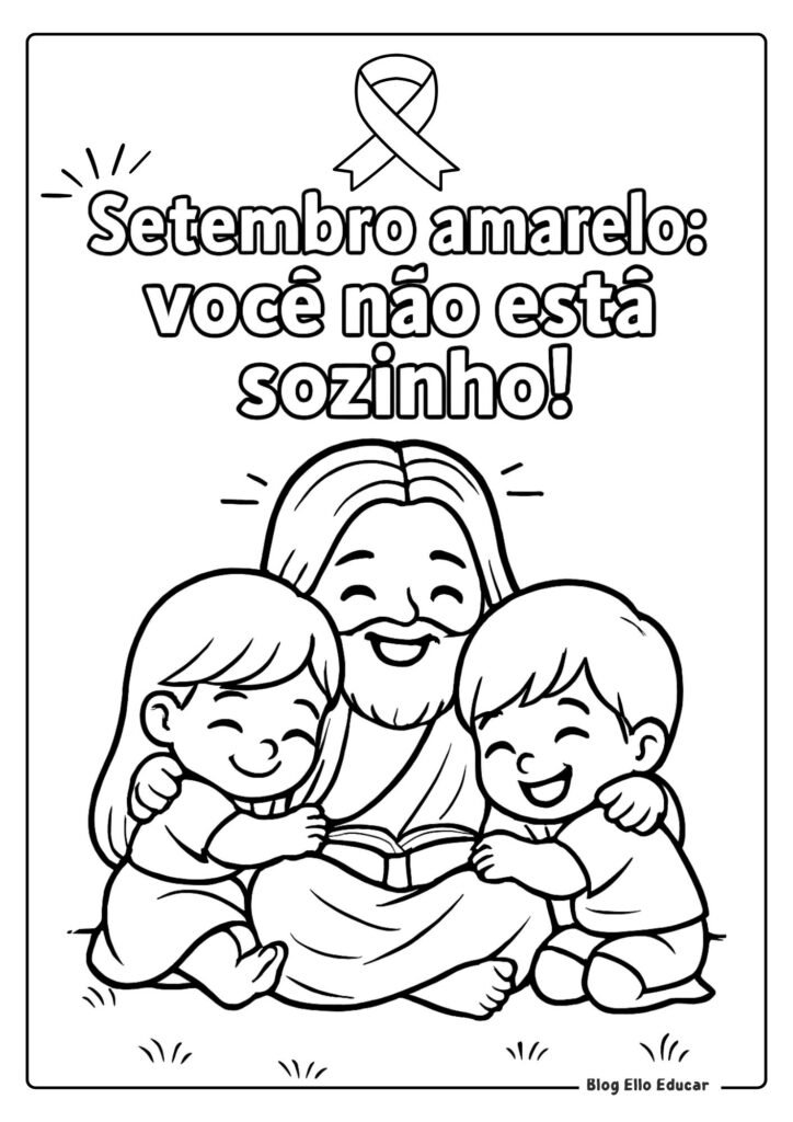 Desenho Setembro Amarelo 