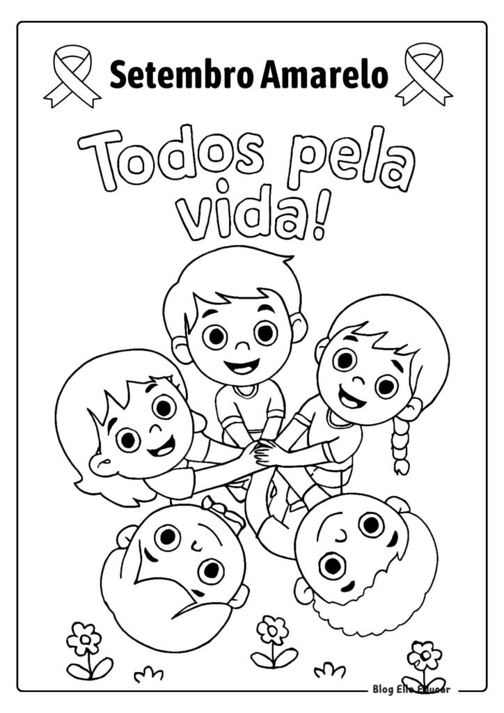 Desenho Setembro Amarelo