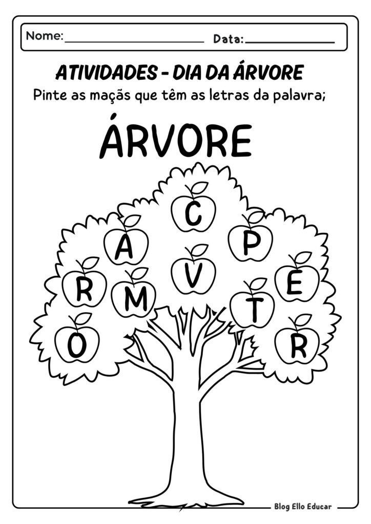 Dia da Árvore para Educação Infantil