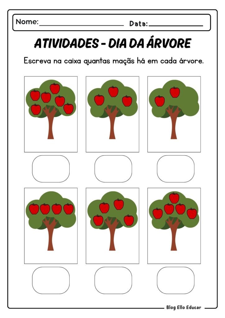 Dia da Árvore para Educação Infantil