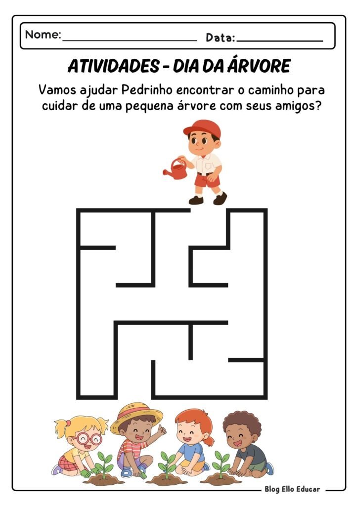 Dia da Árvore para Educação Infantil