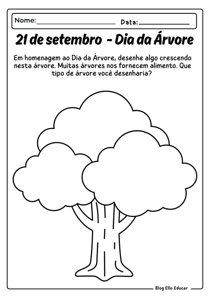 Dia da Árvore para Educação Infantil