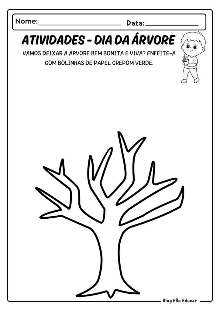 Dia da Árvore para Educação Infantil