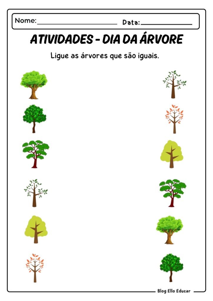 Dia da Árvore para Educação Infantil