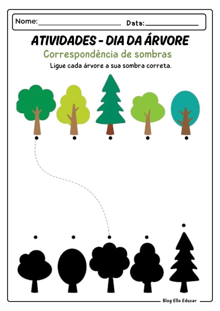 Dia da Árvore para Educação Infantil