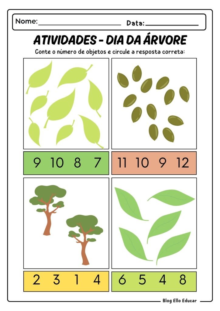 Dia da Árvore para Educação Infantil