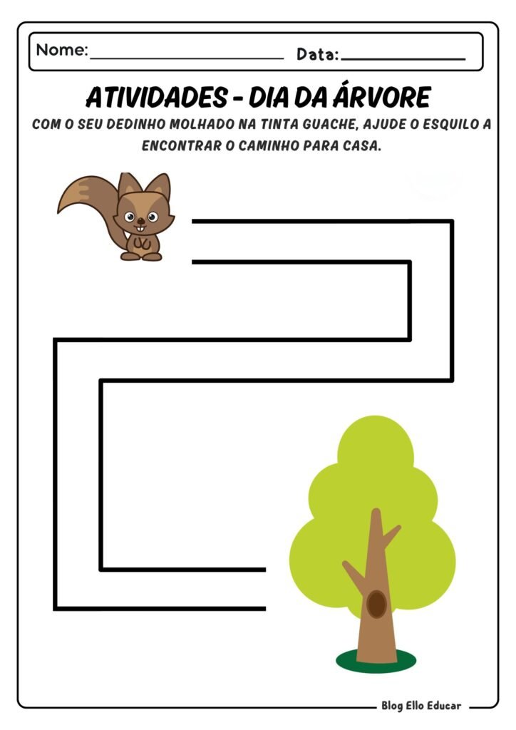 Dia da Árvore para Educação Infantil