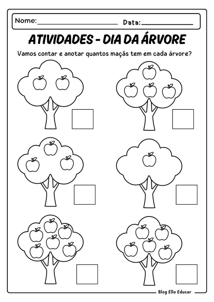 Dia da Árvore para Educação Infantil