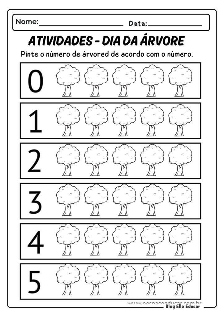 Dia da Árvore para Educação Infantil