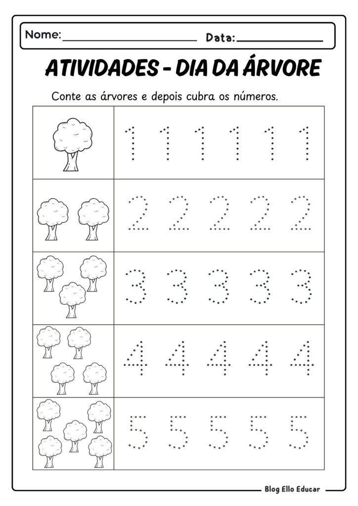 Dia da Árvore para Educação Infantil