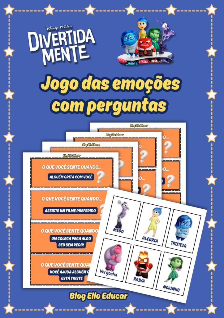 Jogo das emoções divertidamente 1