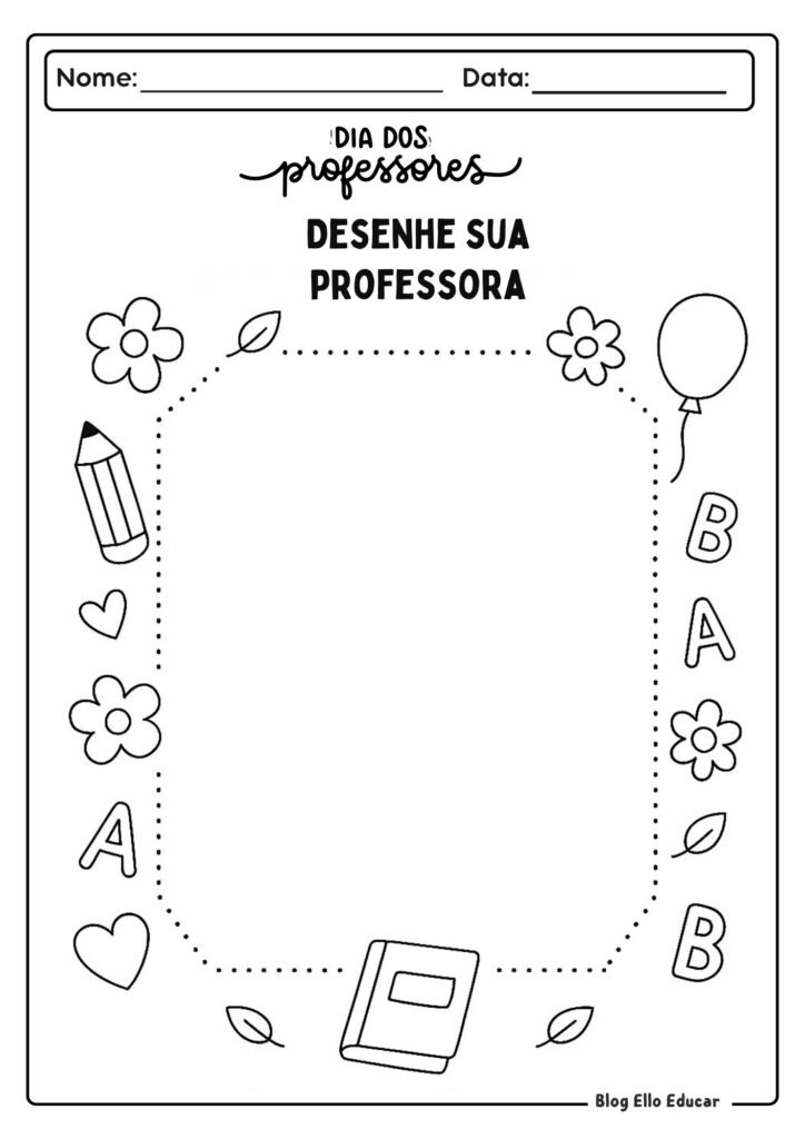 Atividades Dia do Professor - Educação Infantil