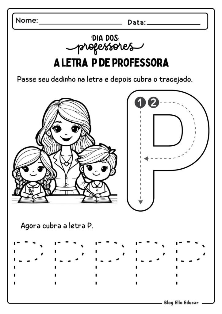 Atividades Dia do Professor - Educação Infantil
