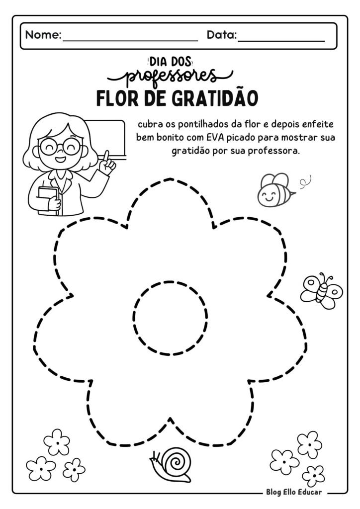Atividades Dia do Professor - Educação Infantil