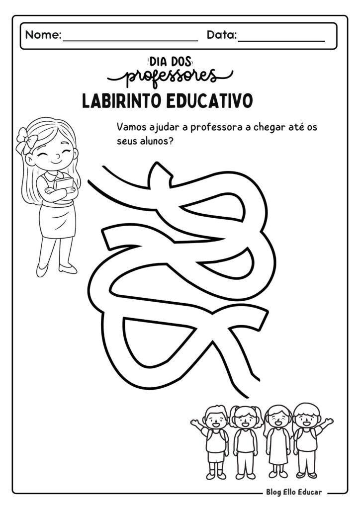 Atividades Dia do Professor - Educação Infantil