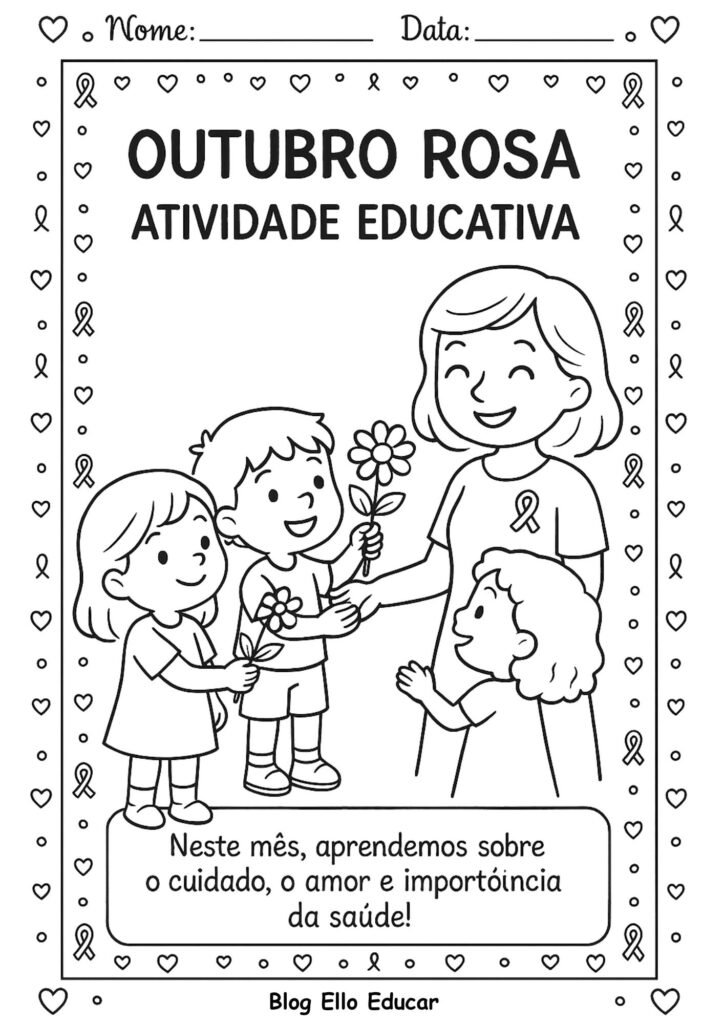 Atividades Outubro Rosa Educação Infantil