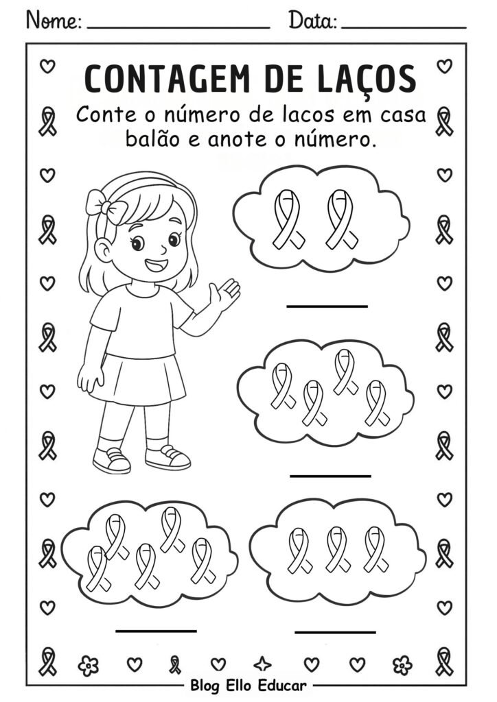 Atividades Outubro Rosa Educação Infantil