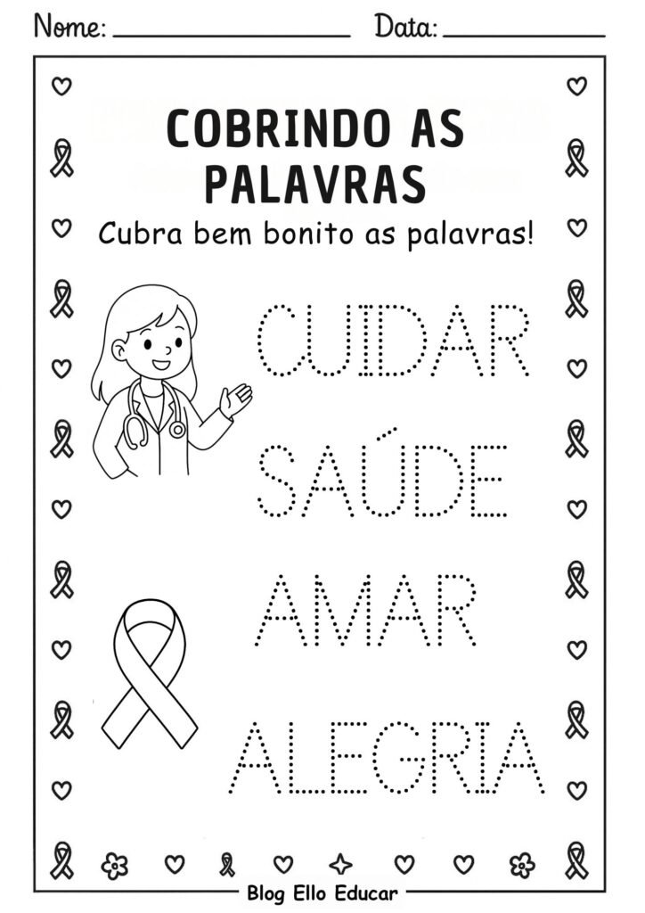 Atividades Outubro Rosa Educação Infantil
