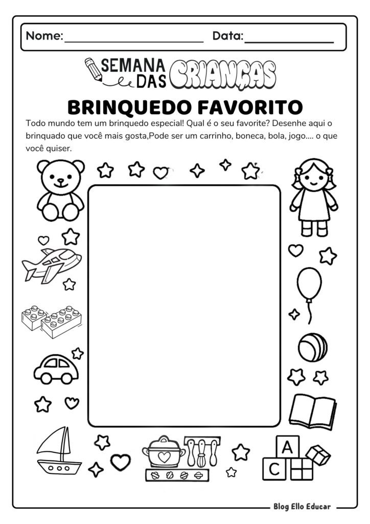 Atividades do Dia das Crianças - Educação Infantil 