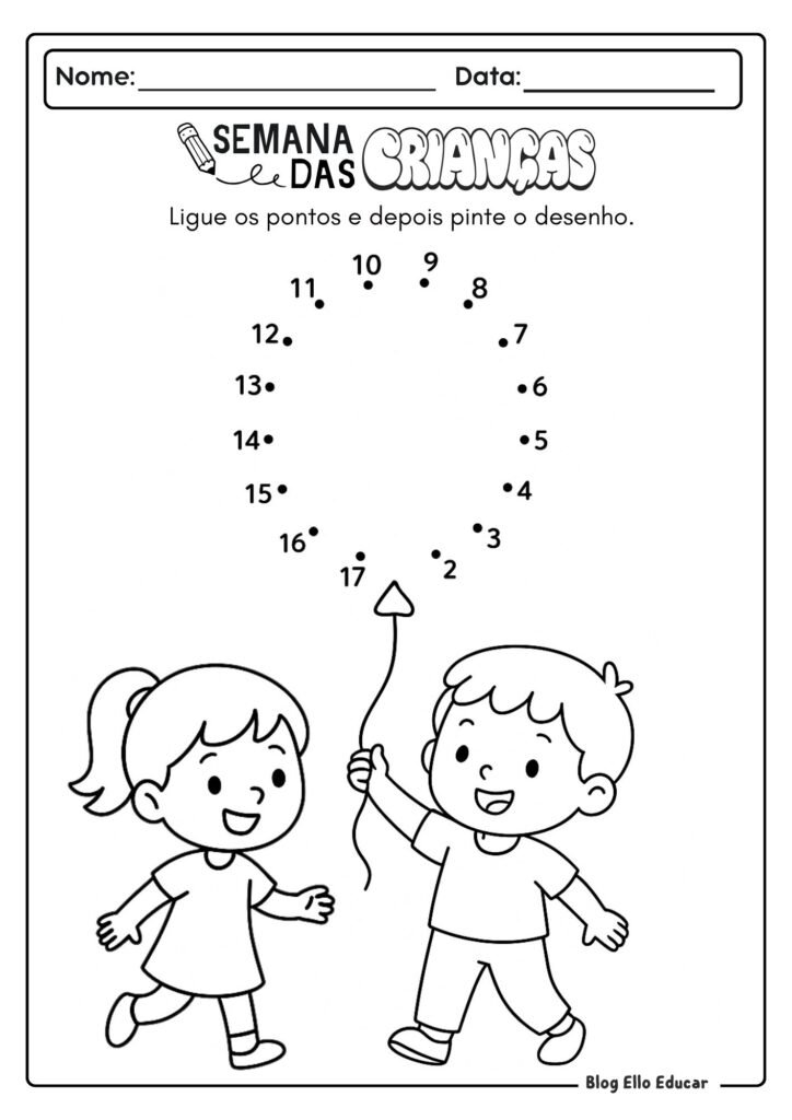 Atividades do Dia das Crianças - Educação Infantil 