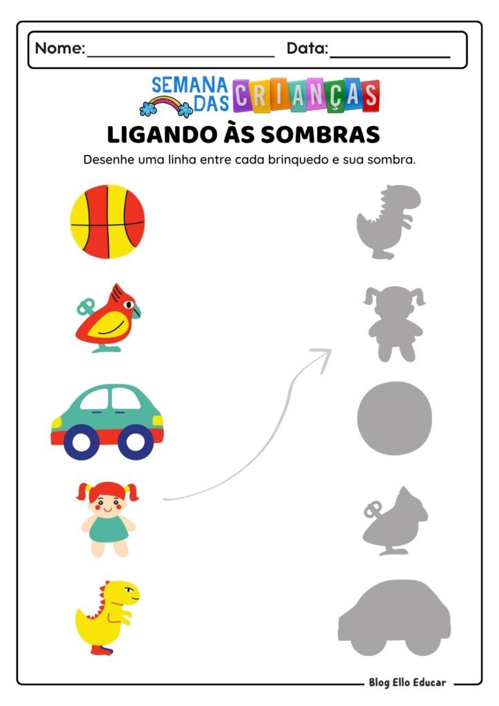 Atividades do Dia das Crianças - Educação Infantil 