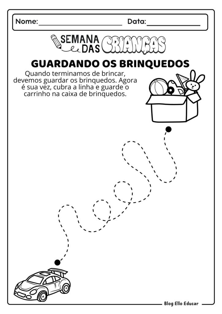 Atividades do Dia das Crianças - Educação Infantil 