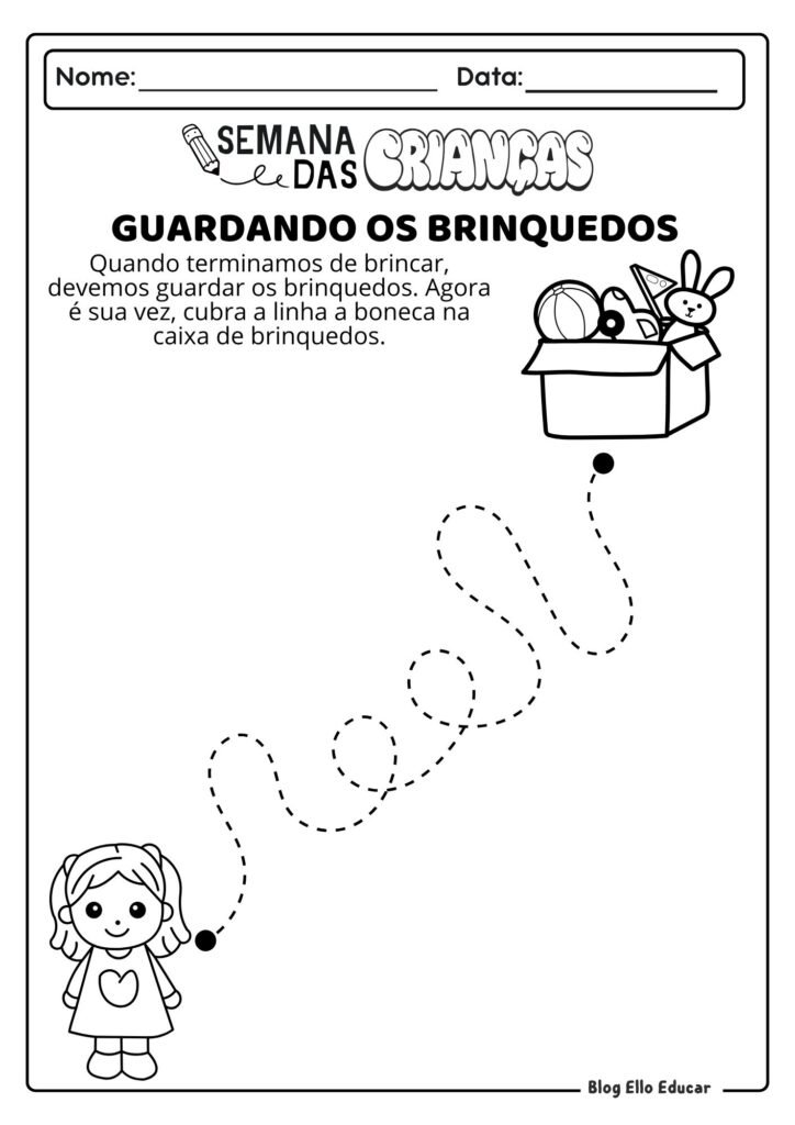 Atividades do Dia das Crianças - Educação Infantil 