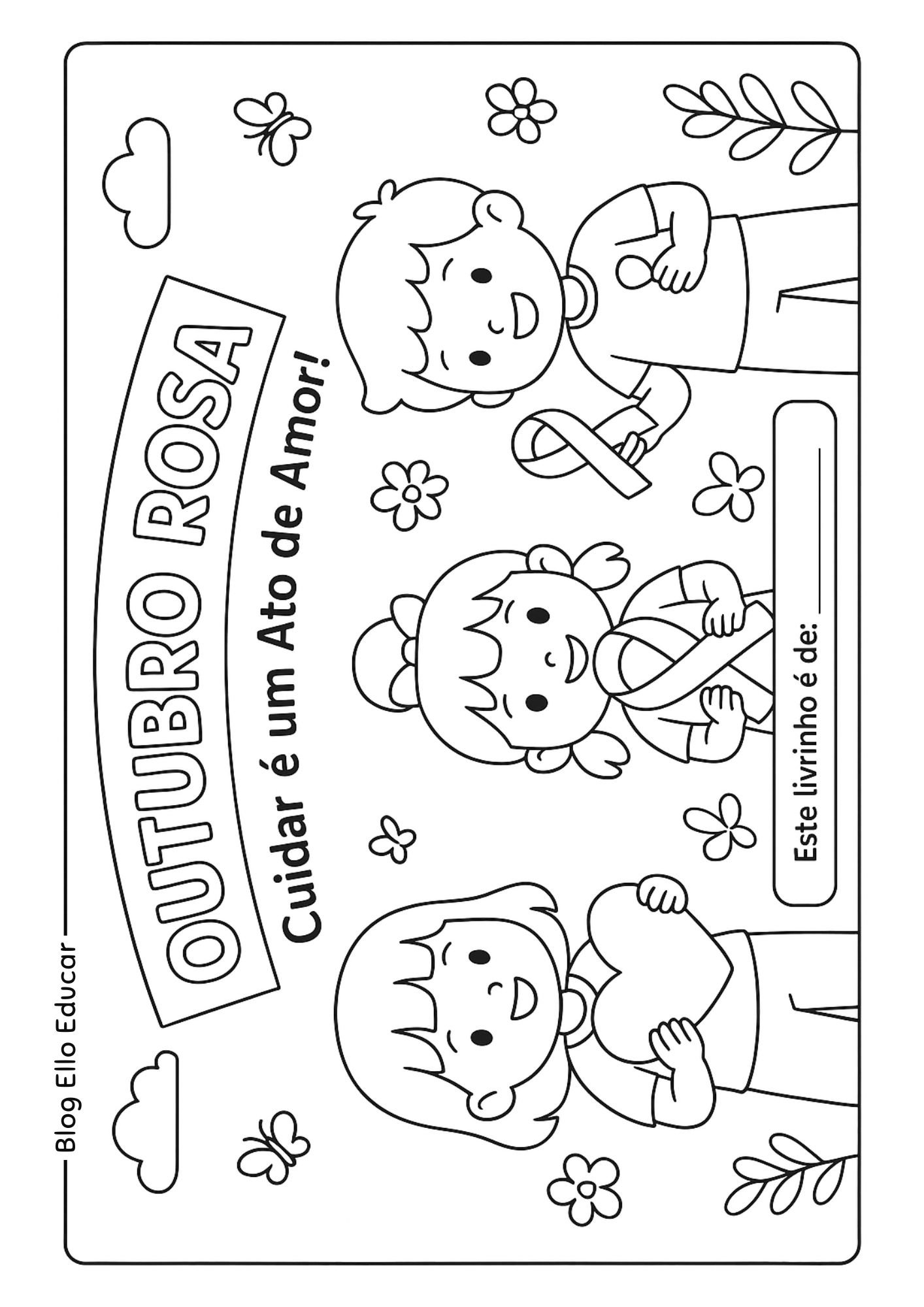 Desenho Outubro Rosa