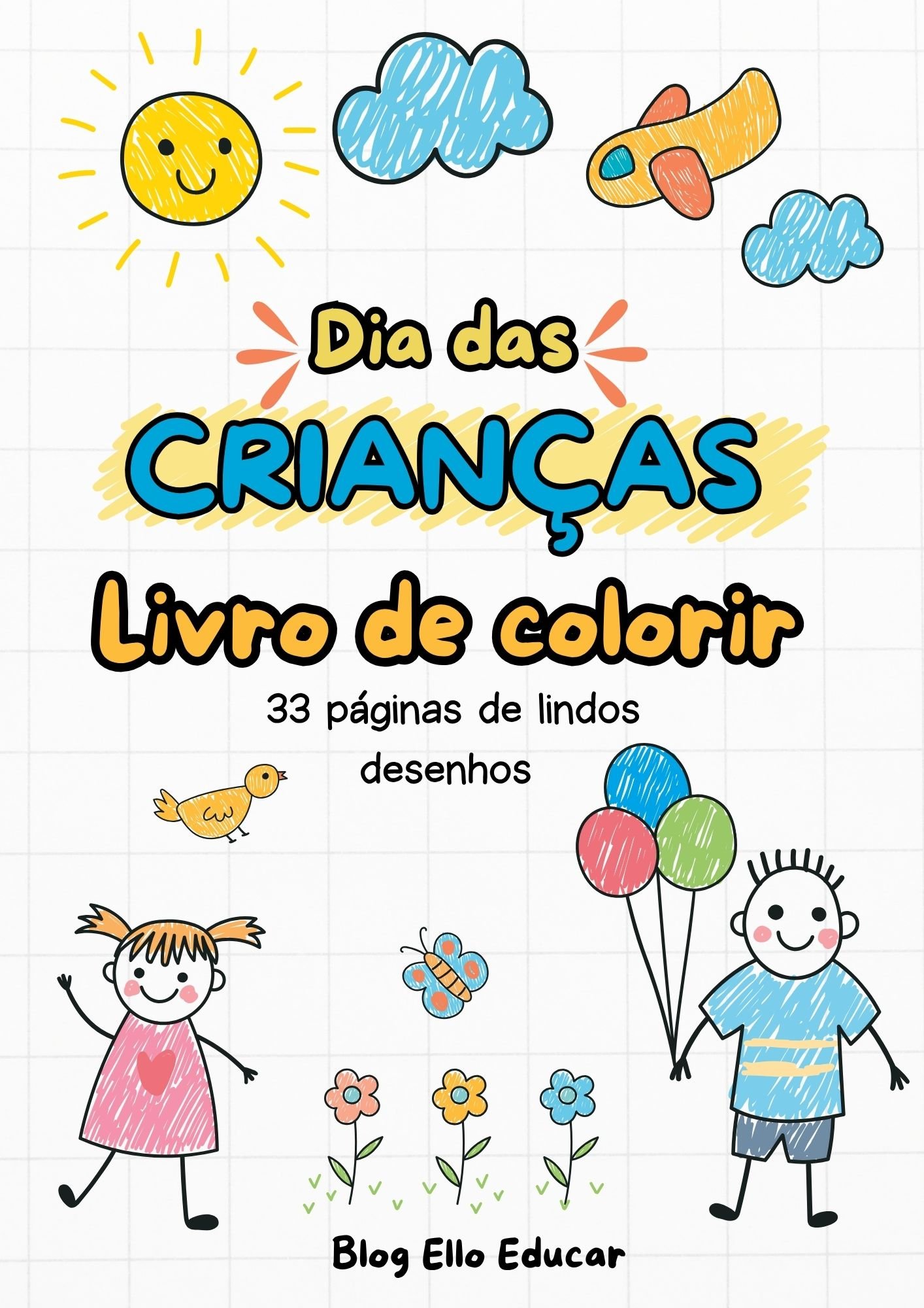 Desenhos do Dia das Crianças para