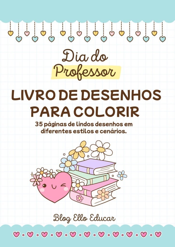 Desenhos para colorir - Dia do Professor
