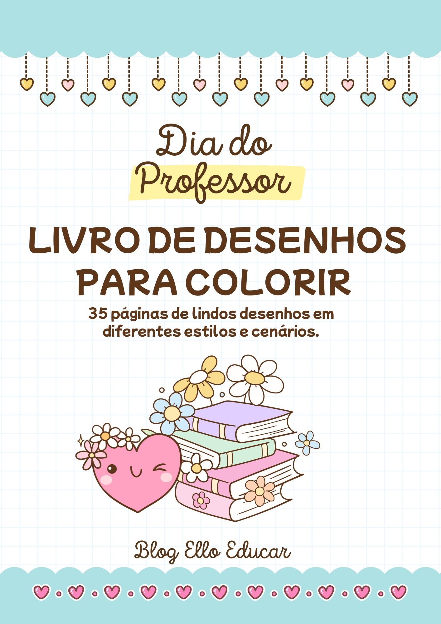 Desenhos para colorir - Dia do Professor