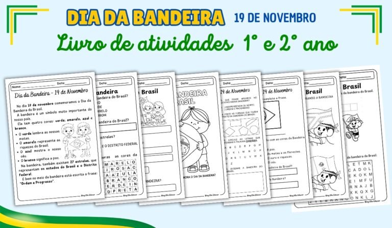 Atividades Dia da Bandeira 1 ano e 2 ano
