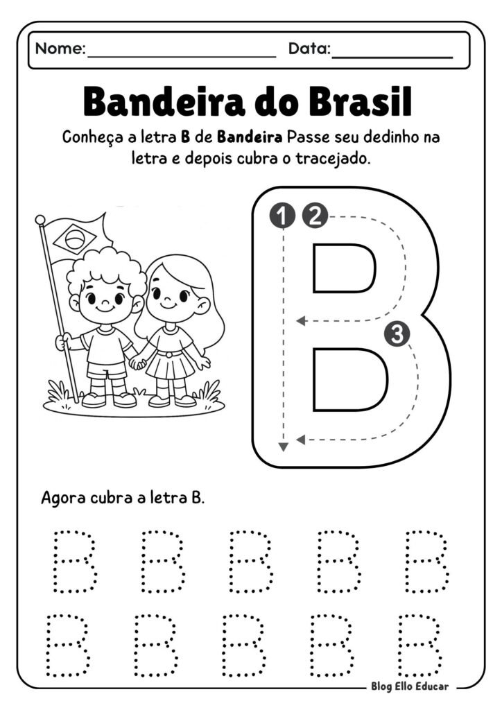 Atividades Dia da Bandeira - Educação Infantil