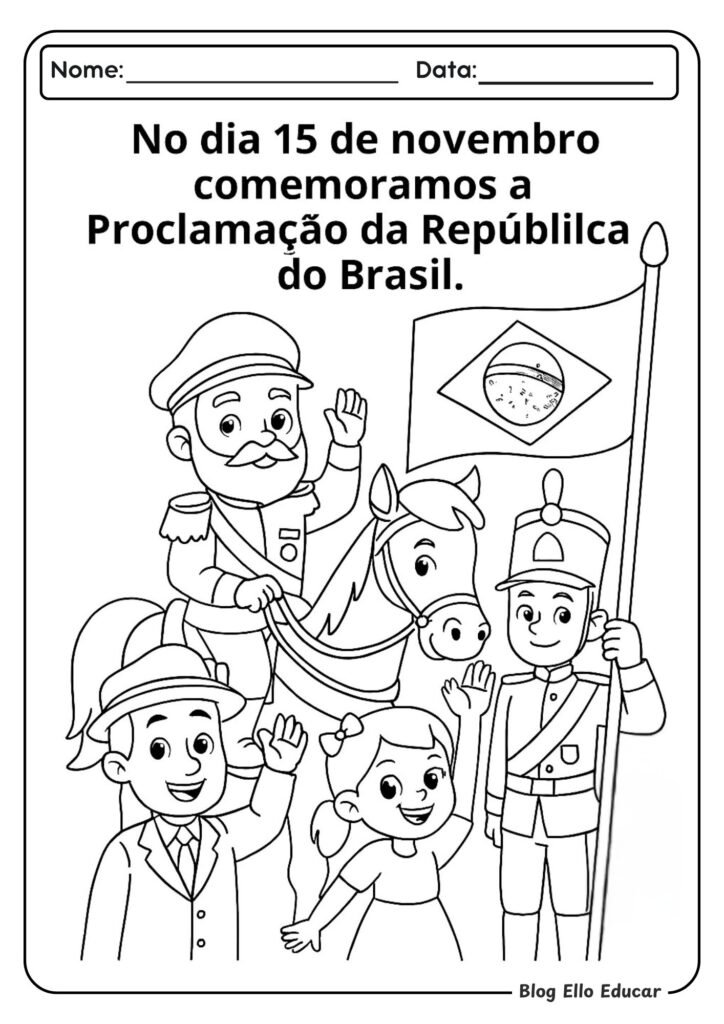 Proclamação da República - Educação Infantil