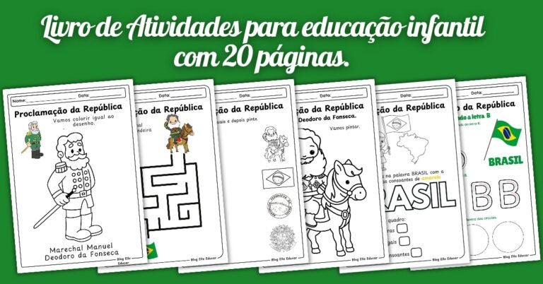 Atividades Proclamação da República para Educação Infantil