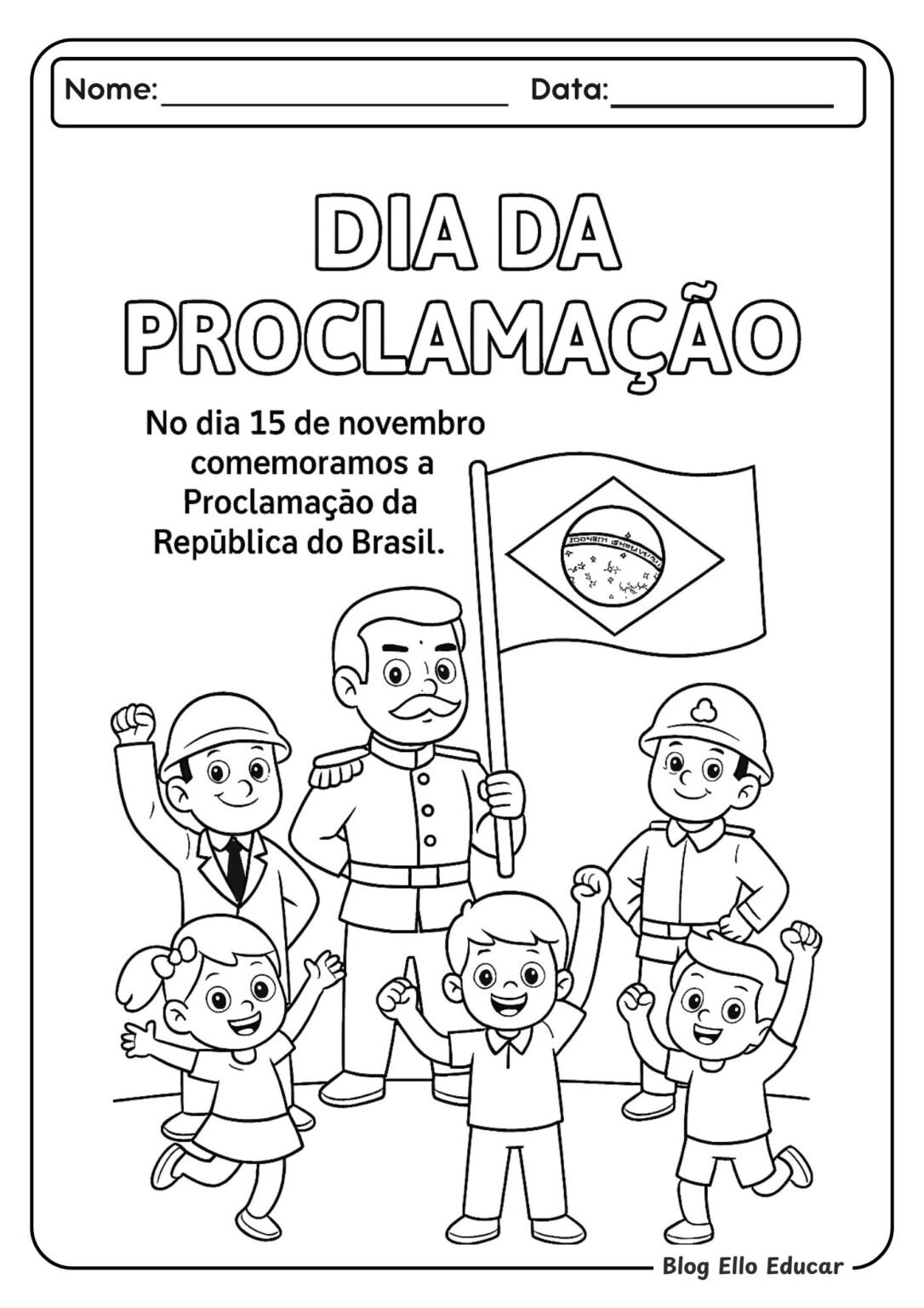 Atividades da Proclamação da República para Educação Infantil: material ...