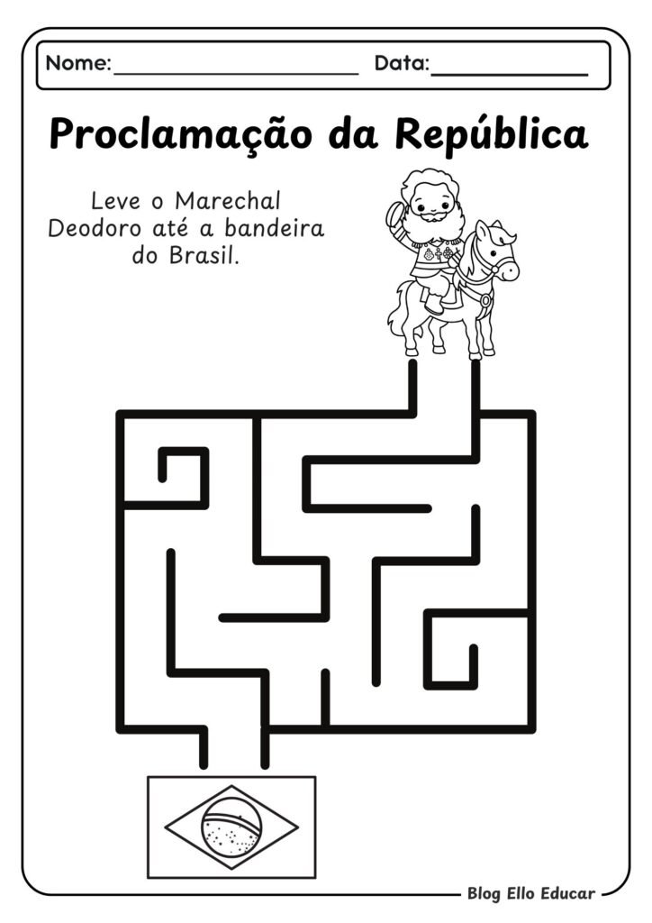 Proclamação da República - Educação Infantil