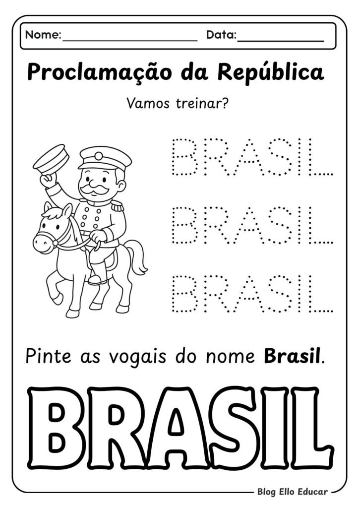 Proclamação da República - Educação Infantil