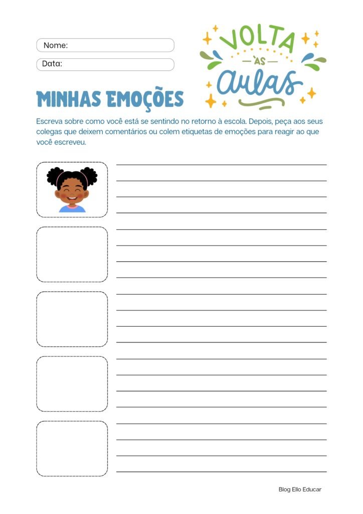 Atividades de Volta às aulas - 4° e 5° ano